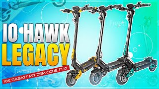 IO Hawk Legacy eKFV Test / Review / Wassertest / 500W Nennleistung / 1200W Peakl. / 1300Wh Akku