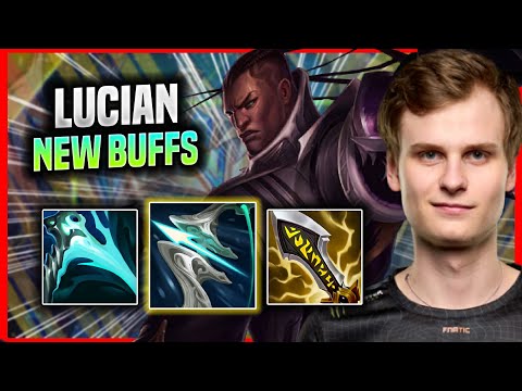 UPSET IS SO CLEAN WITH LUCIAN NEW BUFFS! - FNC Upset Plays Lucian ADC vs Zeri! | Season 2022