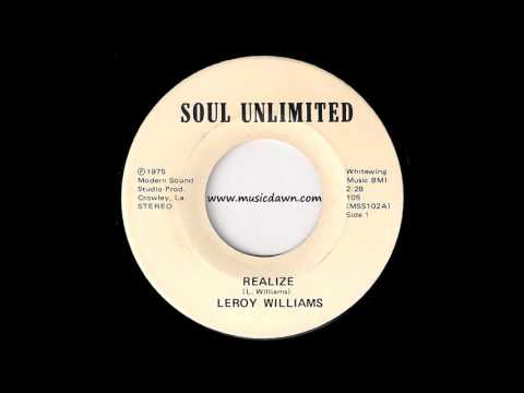 Leroy Williams - Realize [Soul Unlimited] 1975 Modern Soul Funk 45 Video