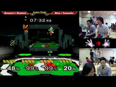 MasterHand 26 Doubles LF - Kounotori + Hoshimiya(Green) vs. bitou + Yamaneko(Red)