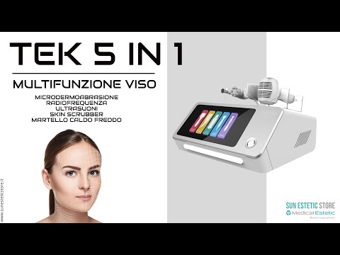 TEK 5 in 1 Apparecchiatura estetica multifunzione per trattamenti viso