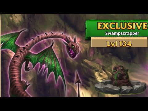 Swampscrapper Max Level 134 Titan Mode - Exclusive Grapple Grounder - Dragons:Rise of Berk