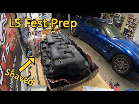 LS Fest Prep! MSD Atomic Air Force Intake (Shaved) Manifold Install