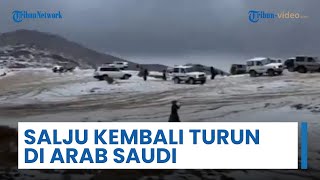 Salju dan Hujan Es Kembali Turun di Arab Saudi, Fenomena Musim Dingin di Negeri Gurun