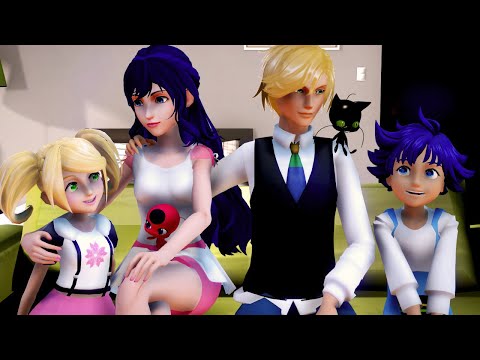[Miraculous Ladybug] Adrien & Marinette 's children transformations