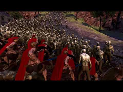 Ultimate Epic Battle Simulator - 1000 Spartans vs 10000 Zombies
