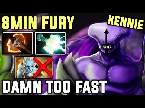 OMG 8 Min Battle Fury Faceless Void Top 30 Immortal Gameplay by Kennie Dota 2