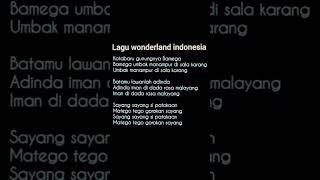 Download lagu lagu wonderland indonesia mp3