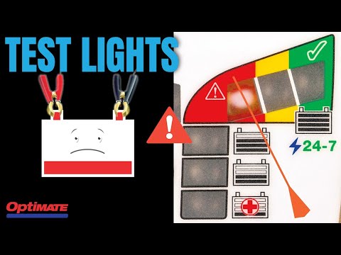 TEST LIGHT indication | Battery Charger #OptiMate 4, 6 & 7