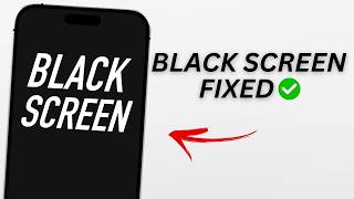 How To Fix Black Screen On iPhone