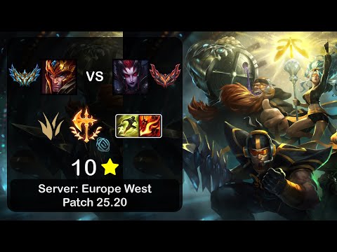 Jarvan IV Jungle vs Elise - EUW Challenger - Patch 25.20