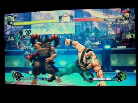 JR RODRIGUEZ ( AKUMA ) VS ReFLeXxX ll ( ZANGIEF ) STREET FIGHTER IV ON XBOX 360 GAME 7