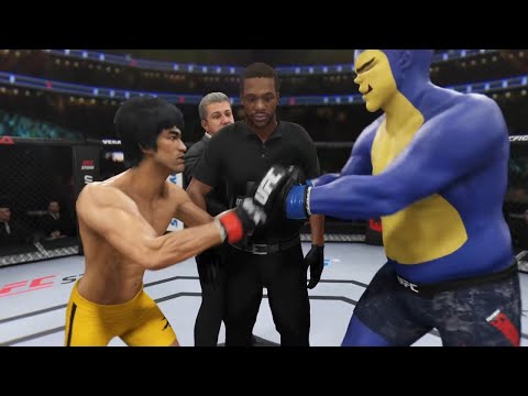 Bruce Lee vs. Pokemon Snorlax (EA sports UFC 3)
