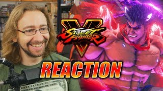 MAX REACTS: Kage (Evil Ryu) Reveal Trailer - Street Fighter V