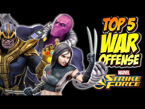 Top 5 Alliance War Offense Teams in Marvel Strike Force (September 2020 Edition)
