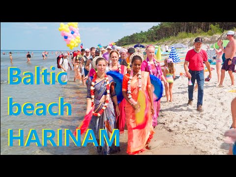Baltic beach Harinam Hare Krishna _4K Poland