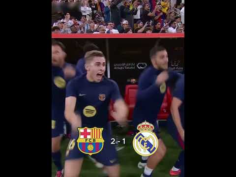 Barcelona Real Madrid 2025🔥