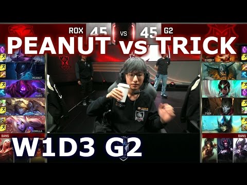 ROX vs G2 W1D3 - PEANUT vs TRICK Player Experience Stream | Group A LoL S6 World Championship 2016