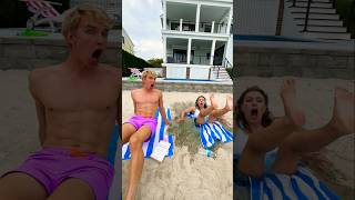 I Fell DEEP into the SAND! (Beach PRANK!!)