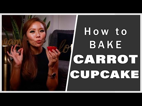 HOW TO BAKE CARROT CUPCAKE | QUICK AND EASY CARROT CUPCAKE RECIPE