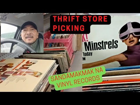Pinoy Picker Episode 40 - HUNTING VINYL RECORDS at THRIFT STORE #thriftstore  #vintagecollectibles