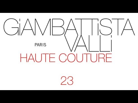 Giambattista Valli Haute Couture 23 live show