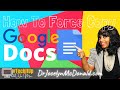 google docs how to force a copy for your students