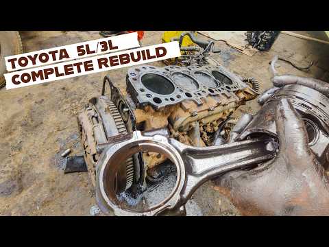 Complete Toyota 3L/5L Engine Rebuild