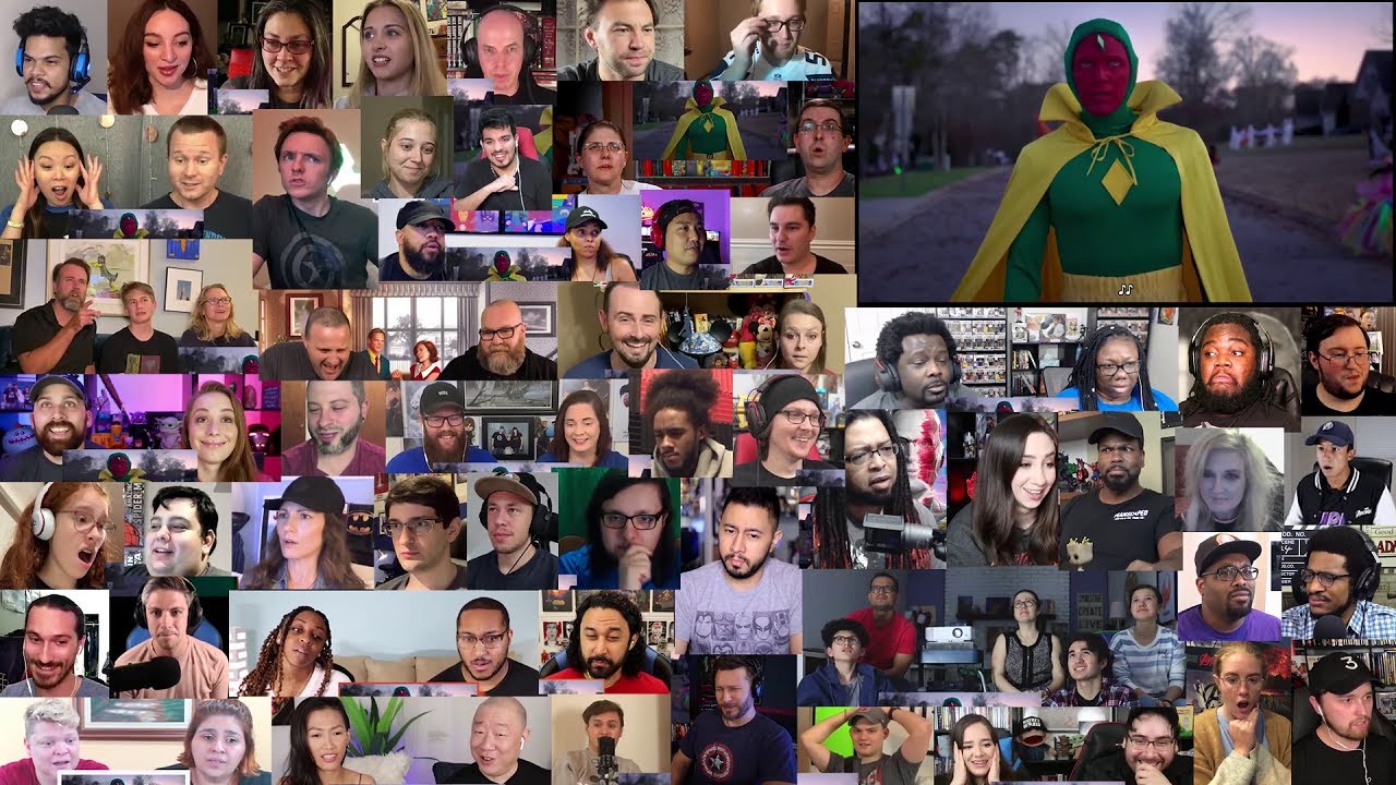 WandaVision Trailer Reaction Mashup