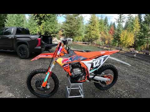 2023 KTM 450SXF FE review. I have this one set up to ride in the woods. See description for link
