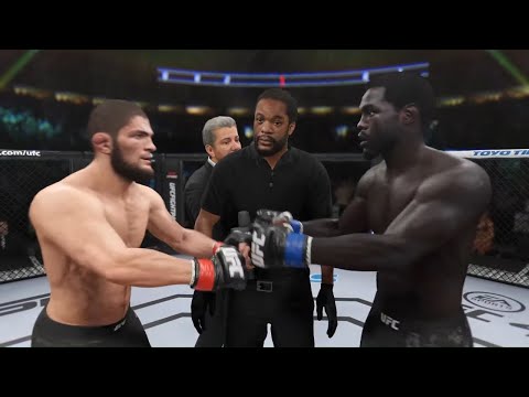 Khabib vs. Jared Cannonier - EA Sports UFC 4 - Champion Fights