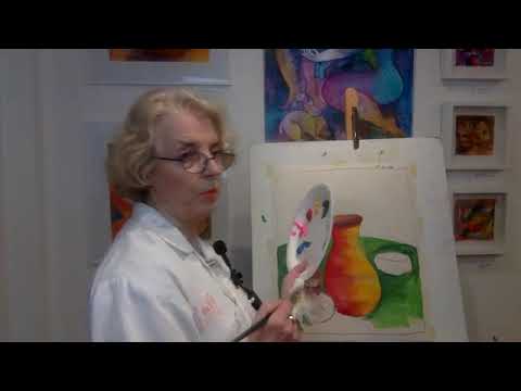 [Alina Witwitzka] Acrylmålningskurs: att börja måla #alinawitwitzka #creare_skapande_centrum @Alina Witwitzka