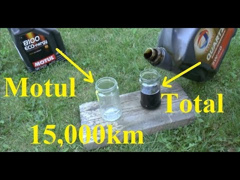 Total vs. Motul after 15,000 km - Is it worth paying twice as  much for Motul?