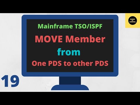 MOVE DATA From One Dataset Member To Other Dataset Member - Mainframe TSO/ISPF Tutorial - Part 19