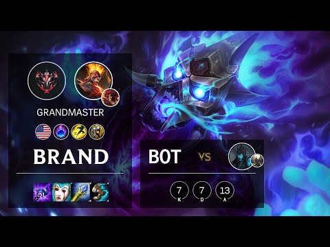 Brand Bot vs Kalista - NA Grandmaster Patch 10.14