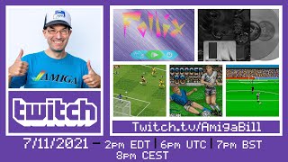 7/11/2021 New Commodore Amiga Game Follix, Interesting Soccer/Football Games, Vinyl Unboxing, Amiga