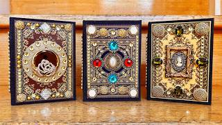 Bejeweled Treasure Binding: DIY Luxurious Books from Everyday Items!
