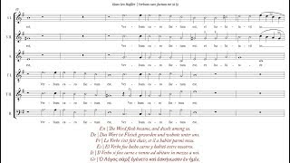 Haßler | Verbum caro factum est [á 6; The Exon Singers]