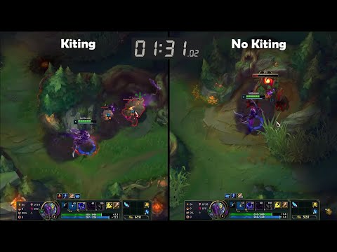 Kiting vs no Kiting Jungle Clear | How big is the difference in Preseason 13?