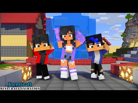 GOMY GOMY DANCE | SHUFFLE DANCE | CHICKENWINGS MEME | APHMAU, AARON, EIN,PIERCE- Minecraft Animation