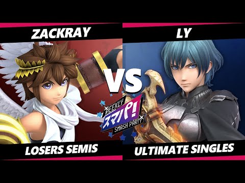 Sumapa 82 Losers Semis - Zackray (Pit) Vs. Ly (Byleth) SSBU Ultimate Tournament
