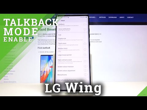 How to Activate TalkBack on LG Wing – Use Voice Assistant