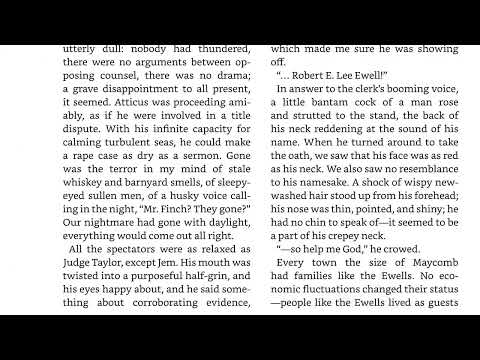 To Kill a Mockingbird - Chapter 17