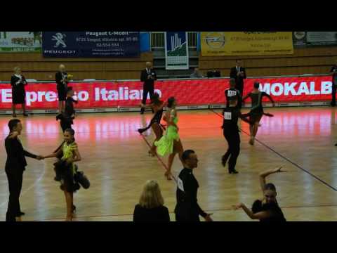 Szőke Tisza 20170610 Szeged WDSF youth latin jive Bánáti Marcell - Kilner Panna