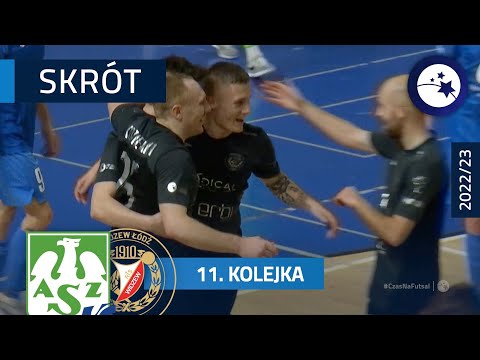 AZS UŚ Katowice - Widzew Łódź 4:6 | SKRÓT | 11. kolejka (2022/23)