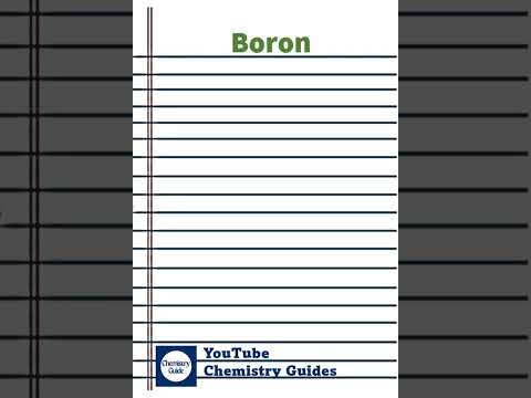 Boron Element