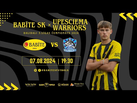 Babīte SK x JPRFC Upesciema Warriors | DaliDali 3.līgas čempionāts 2024