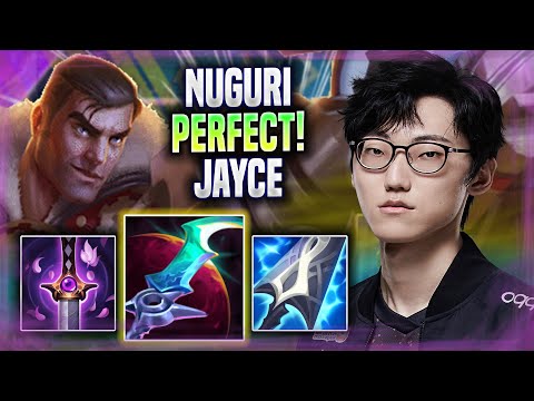 NUGURI PERFECT GAME WITH JAYCE! - Nuguri Plays Jayce TOP vs Lucian! | Season 2022