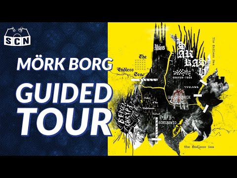 Mörk Borg RPG - Setting Guide with Map