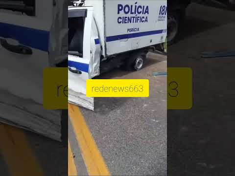 acidente em Linhares carro polícia científica do espírito santo